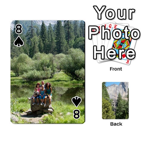 Yosemite Cards By Amy Barton Front - Spade8