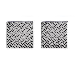 Grey Diamond Plate - Cufflinks (Square)