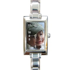 Rectangle Italian Charm Watch