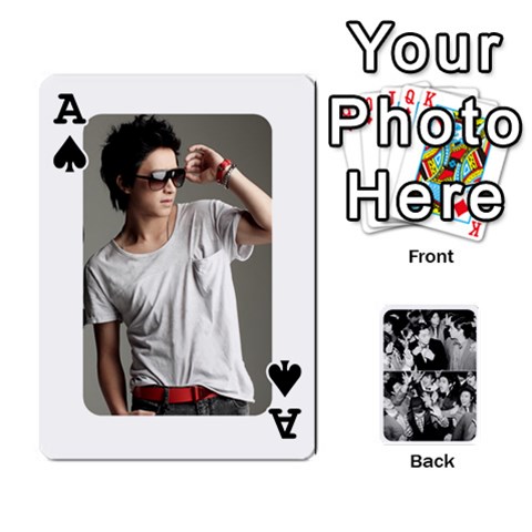 Ace Suju Playing Cards By Mia Story Front - SpadeA