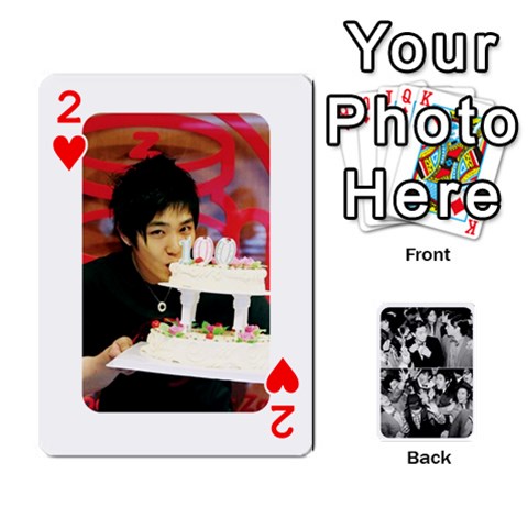 Suju Playing Cards By Mia Story Front - Heart2