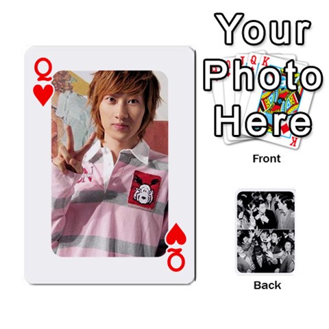 Queen Suju Playing Cards By Mia Story Front - HeartQ