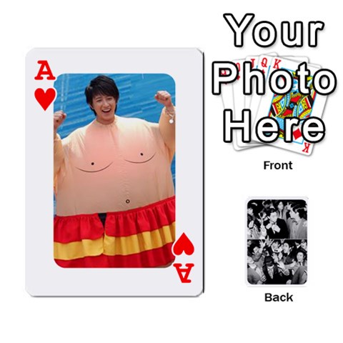Ace Suju Playing Cards By Mia Story Front - HeartA