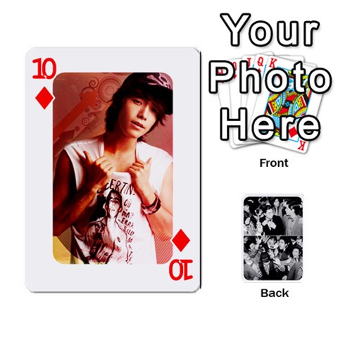 Suju Playing Cards By Mia Story Front - Diamond10
