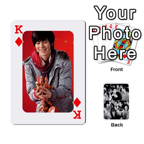 King Suju Playing Cards By Mia Story Front - DiamondK