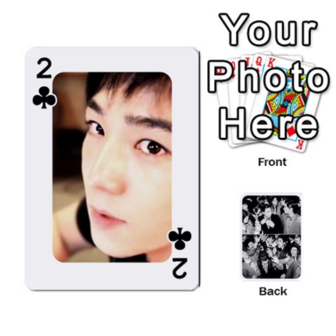 Suju Playing Cards By Mia Story Front - Club2