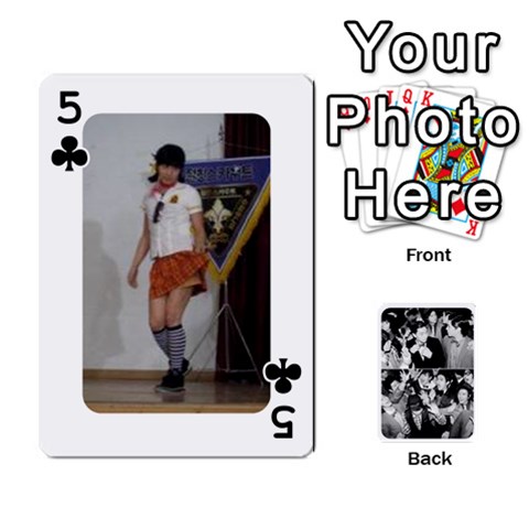 Suju Playing Cards By Mia Story Front - Club5
