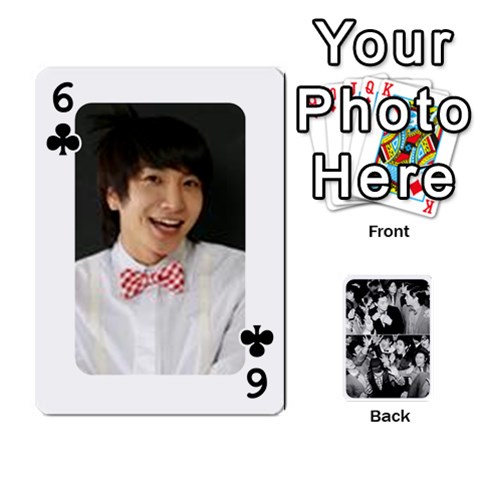 Suju Playing Cards By Mia Story Front - Club6