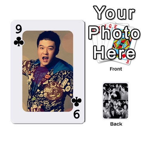 Suju Playing Cards By Mia Story Front - Club9