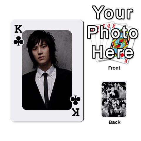 King Suju Playing Cards By Mia Story Front - ClubK