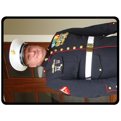 My Handsome Hubby By Andrea 80 x60  Blanket Front