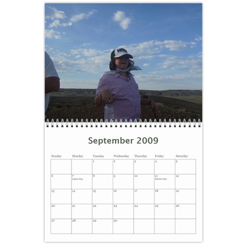 Family Calendar By Melinda Sep 2009
