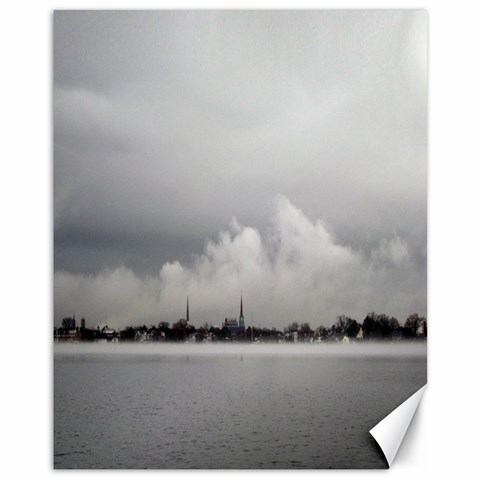 Portsmouth Fog By Alana 10.95 x13.48  Canvas - 1