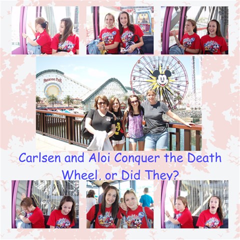 Disneyland 2010 By Deborah Carlen 12 x12  Scrapbook Page - 1