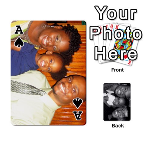 Ace Cards By Danny Front - SpadeA