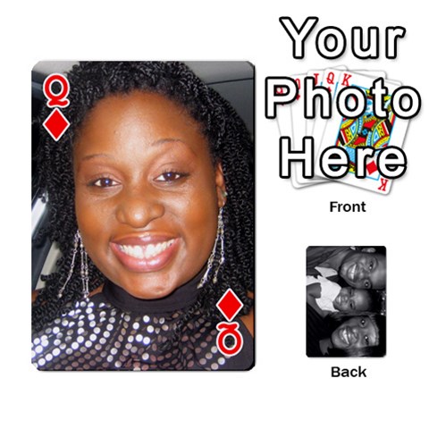 Queen Cards By Danny Front - DiamondQ