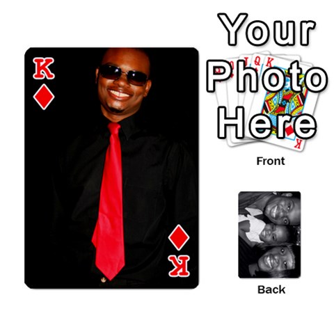 King Cards By Danny Front - DiamondK
