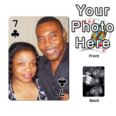 Cards By Danny Front - Club7