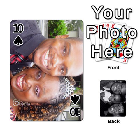 Cards By Danny Front - Spade10