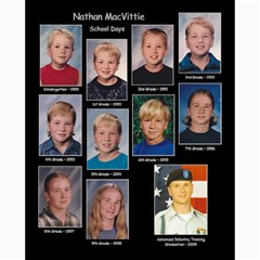 Nathan School Days Collage - Collage 8  x 10 