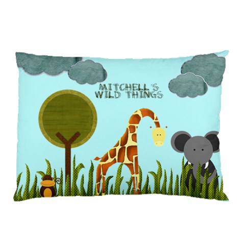Animalpillowcase By Mary 26.62 x18.9  Pillow Case