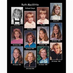 Ruth School Days Collage - Collage 8  x 10 