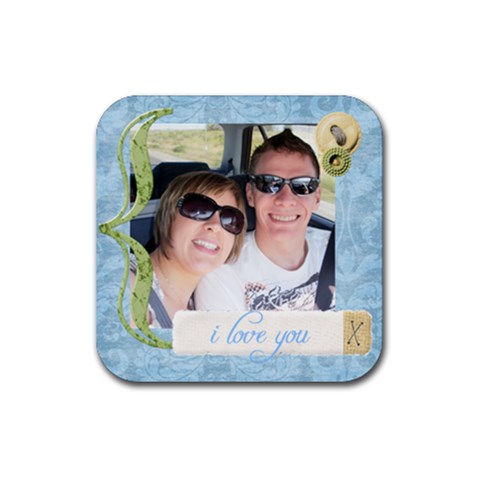 I Love You Coaster By Louise Front
