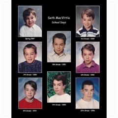 Seth School Days Collage - Collage 8  x 10 