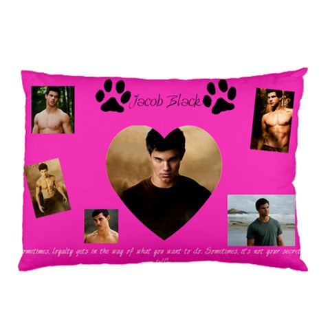 Jacob Black By Kara 26.62 x18.9  Pillow Case