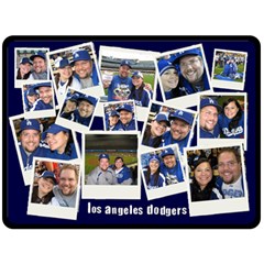 dodgers - Fleece Blanket (Large)