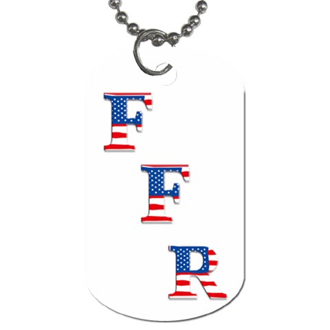 Ffr Dog Tag For Kids By Jennifer Barningham Back