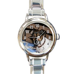 Round Italian Charm Watch