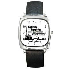 watch for sydney toronto reunion  - Square Metal Watch