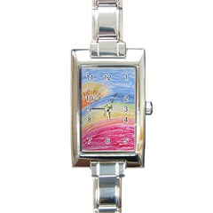 Artistic Watch - Rectangle Italian Charm Watch