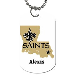 Alexis-LSU_Saints - Dog Tag (Two Sides)