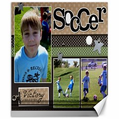 Caleb s Soccer Canvas - Canvas 8  x 10 