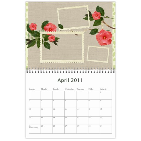 2011 Calendar Kit By Kristina Narz Apr 2011