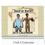 Dave Calendar - Wall Calendar 11  x 8.5  (12-Months)