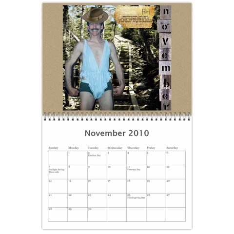 Dave Calendar By Lily Hamilton Nov 2010