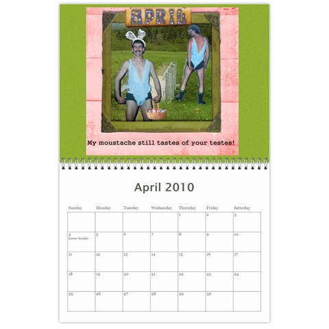 Dave Calendar By Lily Hamilton Apr 2010
