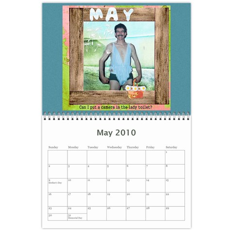 Dave Calendar By Lily Hamilton May 2010