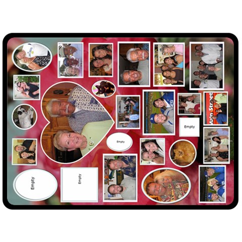 Grannys Blanket  By Starla Smith 80 x60  Blanket Front