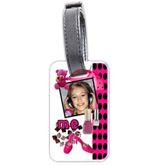 My girl tag - Luggage Tag (one side)