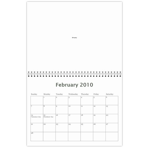Photo Calender By Mary Stewart Feb 2010