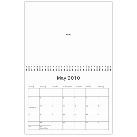 Photo Calender By Mary Stewart May 2010