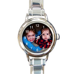 Grandma watch - Round Italian Charm Watch