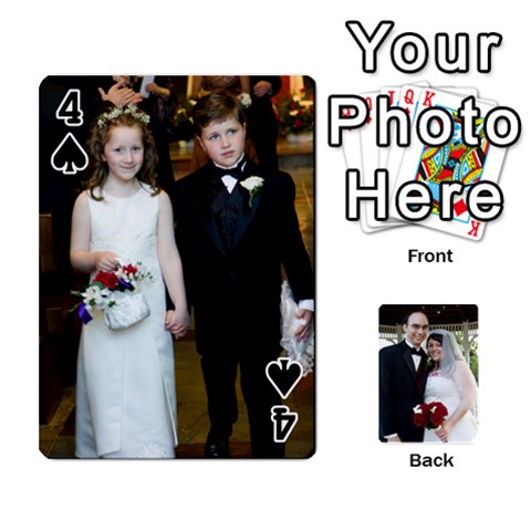 Cards Done By Nancy Front - Spade4
