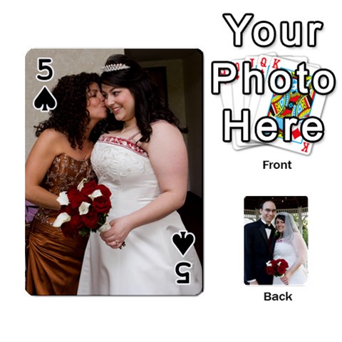 Cards Done By Nancy Front - Spade5