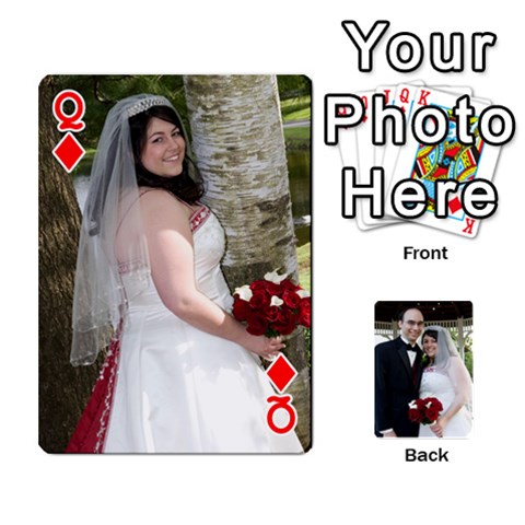 Queen Cards Done By Nancy Front - DiamondQ