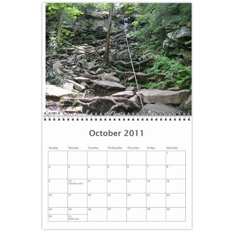 Christmas Scenery Calander By Ericka Oct 2011